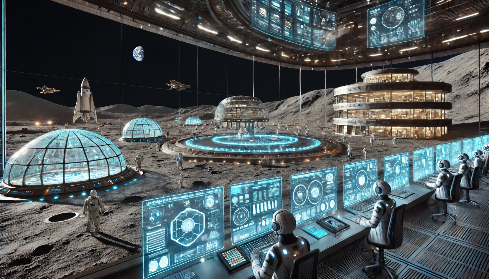 The Lunar Space Traffic Control Center